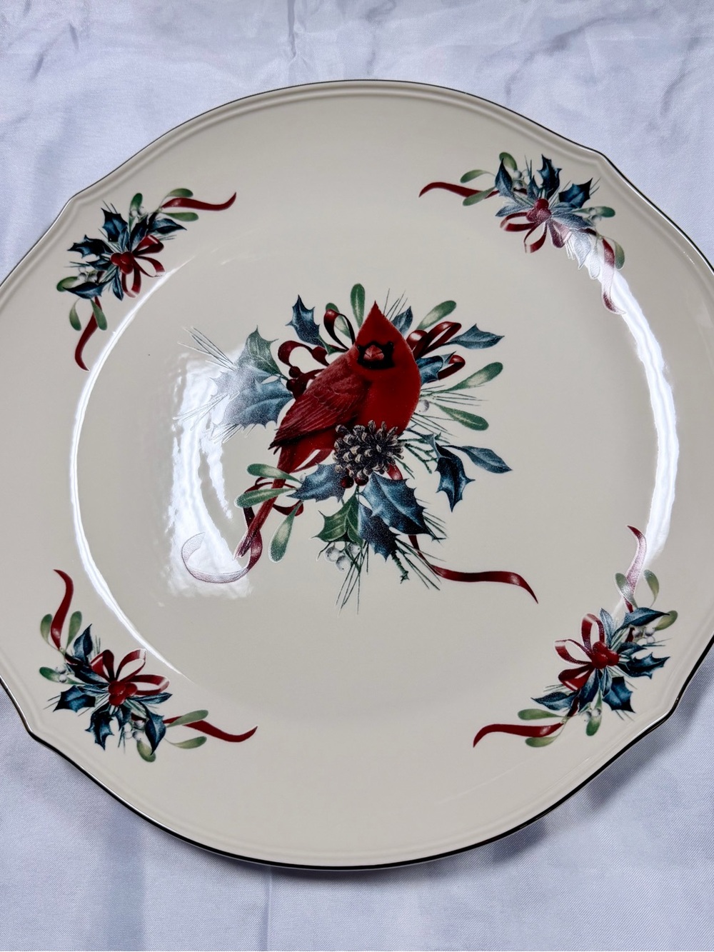 Lenox Winter Greetings 13” Platter - NEW IN BOX - NEVER USED